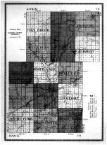Kanabec County Outline Map, Kanabec County 1915